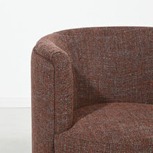 Mocha Caramel Camilla Upholstered Swivel Tub Chair